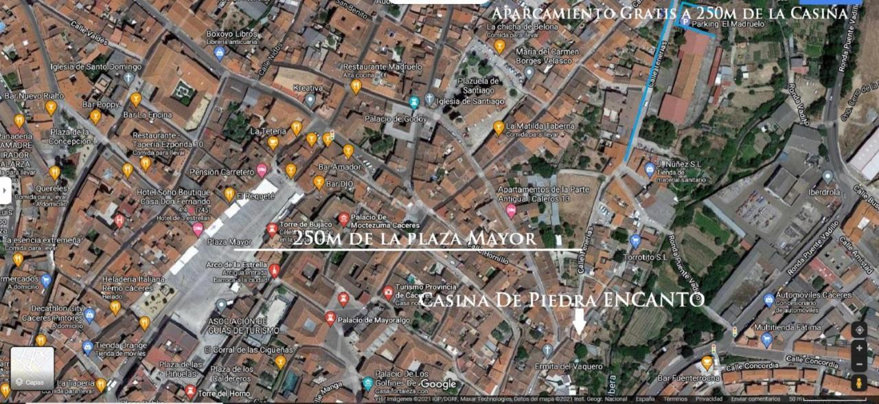 La Casina De Piedra Encanto - Parte Antigua De Caces Buitenkant foto